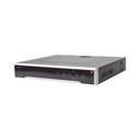 Hikvision Digital Technology NVR 8 Megapixel (4K) / 16 canales IP /16 Puertos PoE+ / Soporta Cámaras con AcuSense / 4 Bahías de Disco Duro / Switch PoE 300 mts / HDMI en 4K
