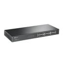 TPLINK Switch Gigabit no administrable de 24 puertos 10/100/1000 Mbps 