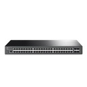 TPLINK Switch Omada SDN Administrable / 48 puertos Gigabit y 4 puertos SFP / Funciones sFlow, QinQ y QoS / Administración centralizada OMADA