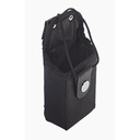 Syscom Funda Reforzada de Nylon para Cinturón con Correa y Broche Frontal, Estandar en Mayoría de Radios IC, TK, NX, etc.