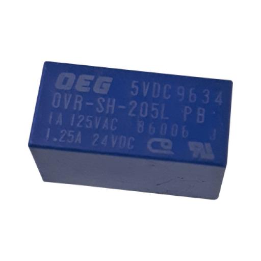 Syscom Relevador de +5 V, con capacidad de 1 Amp. a 125 Vca., 1.25 Amp. para 24 Vcc.