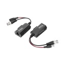 Epcom Kit de transceptores activos con conector para alimentación (12V/24Vcc/AC) TurboHD para aplicaciones de video por UTP Cat5e/6 en HD. Distancia de hasta 150 m en 4K 