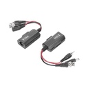 Epcom Kit de transceptores activos, envía alimentación 12V/24Vcc/AC, video y audio a una distancia de hasta 150 m en 4K para aplicaciones de video por UTP Cat 5e / 6 en alta definición. 