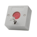 AccessPRO Botón de pánico a prueba de fuego / Restablecimiento con llave / tamaño compacto para fácil instalación