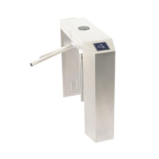 AccessPRO 5,000,000 Millones Garantizados, Torniquete Industrial en Acero Inoxidable, Bidireccional, Espacio para Lectora de Proximidad