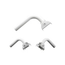 txPRO Montaje universal flexible para instalación en poste o pared, compatible con equipos Ubiquiti, Mimosa, Cambium y Altai