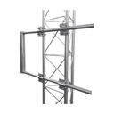SYSCOM TOWERS Brazo Uso Rudo para Torre STZ Galvanizado por Inmersión en Caliente de 170 x 60 cm Tubo 2" Ced 30.