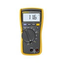 Fluke Multímetro Digital para Electricista, con Termómetro Integrado para Aplicaciones HVAC, Uso con Voltaje Máximo de 600 V, Pantalla LED Retroiluminada
