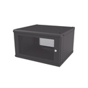 LINKEDPRO BY EPCOM Gabinete de Pared Fijo, Puerta Perforada, Rack 19" de 6 UR (600 x 355 x 523 mm)(An x Al x Prof.)