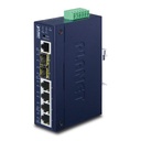 Planet Switch Industrial Administrable Capa 2 con 4 Puertos 10/100/1000T y 2 Puertos SFP 1G/2.5G