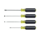 Klein Tools Juego de desarmadores miniatura de punta ranurada y Phillips de 4 piezas