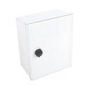 Precision Gabinete de Poliéster IP65 Uso en Intemperie (250 x 300 x 140 mm) con Placa Trasera Interior de Plástico (Incluye Chapa y Llave).