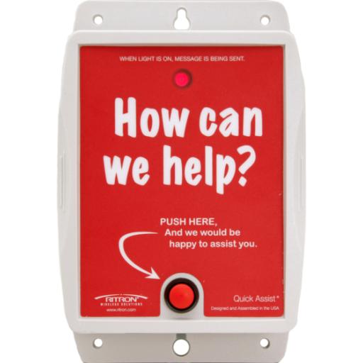 Ritron Quick Assist, Solicitud de Asistencia Rápida,120 mW de Potencia, UHF 450-470 MHz