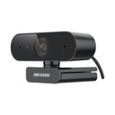 Hikvision Digital Technology Cámara Web ALTA DENIFICIÓN (1080p) con Autoenfoque / Giro 360° / Gran Angular / Micrófono Integrado / Conector USB / Fácil de Instalar / Reducción de Ruido Inteligente