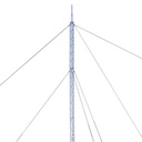 SYSCOM TOWERS Kit de Torre Arriostrada de Techo de 24 m con Tramo STZ30G Galvanizada por Inmersión en Caliente (No incluye retenida).
