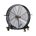 BIG FANS ventilador Industrial Móvil Ultra Silencioso de 2 m, Para Almacenes, Hangares, Líneas de Producción, Gimnasios