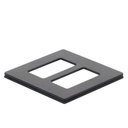 Lutron TAPA P/SWITCH /DIMMER 2 ESPACIOS