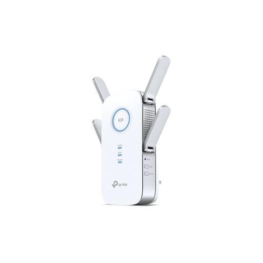 TPLINK Repetidor / Extensor de Cobertura WiFi AC, 2600 Mbps, doble banda 2.4 GHz y 5 GHz, con 1 puerto 10/100/1000 Mbps, 4 antenas externas