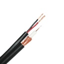 Viakon Cable RG6 con 2 Cables Calibre 18 para Alimentación, 305 Metros, Malla del 96% / Intemperie