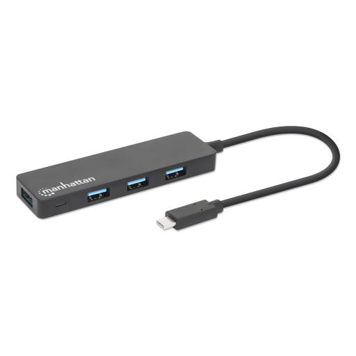 Hub USB 3.2 Gen 1 de 4 puertos USB-A Manhattan.