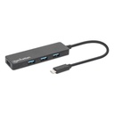 Hub USB 3.2 Gen 1 de 4 puertos USB-A Manhattan.