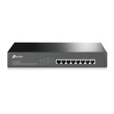 TPLINK Switch Gigabit PoE+ no administrable de 8 puertos 10/100/1000 Mbps, para escritorio