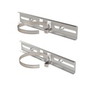Precision Montaje de Metal Galvanizado para Poste Universal para Gabinetes de Ancho Hasta 30 cm.