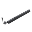 LINKEDPRO BY EPCOM PDU Vertical de 10 Contactos (NEMA 5-15R). Volt. Ent./Sal.: 120Vca/15A compatible con Racks EIRL y EIQR. 