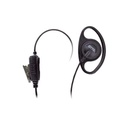 Otto Micrófono-Audífono tipo Anillo, Cable con 40 lbs de Resistencia. KENWOOD NX-340/320/420, TK-3230/3000/3402/3312/3360/3170
