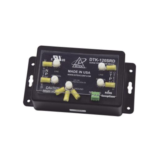 Ditek Dispositivo de Protección Contra Sobretensiones de 120 VCA con Salida de Relevador, Paneles de Incendio, Paneles de Control o Equipo Crítico
