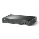 TPLINK Switch PoE no Administrable de escritorio 9 puertos 10/100 Mbps, 8 puertos PoE, 65 W