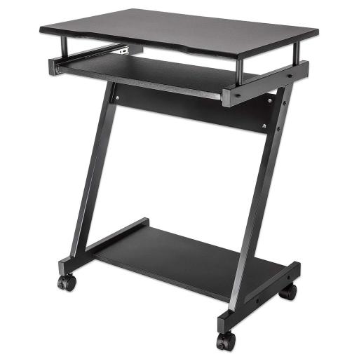 [MANHATTAN_207690] Escritorio compacto para computadora con bandeja deslizable Manhattan.