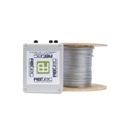 RBT Kit de Cable Sensor Perimetral IRONCLAD para Cercas Ciclónicas / 152 METROS / 1 ZONA / Sin Falsas Alarmas por Viento / TODO Incluido/TARJETA LPU400/ Calibración por Software