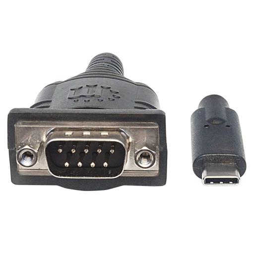  Manhattan Cable Manhattan V31 Usb C-serial Db9m Ft232rl Bolsa Negro