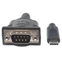  Manhattan Cable Manhattan V31 Usb C-serial Db9m Ft232rl Bolsa Negro
