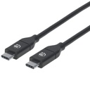 Manhattan CABLE USB MANHATTAN TIPO CM - CM 30 MTS NEGRO V20 354882