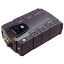 CyberPower UPS de 685 VA/390 W, Topología Línea Interactiva, Entrada 120 Vca NEMA 5-15P, Tipo Gabinete Compacto, Con 8 Tomas NEMA 5-15R