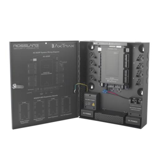 Rosslare Security Products Controlador de acceso para 4 lectoras / Expandible a 56 Lectoras / Compatible con Sistema de Elevadores / 100,000 Usuarios