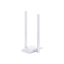 Mercusys Adaptador Inalámbrico N / Alta Ganancia de 300 Mbps 2.4 GHz / 2 antenas externas de 5 dBi