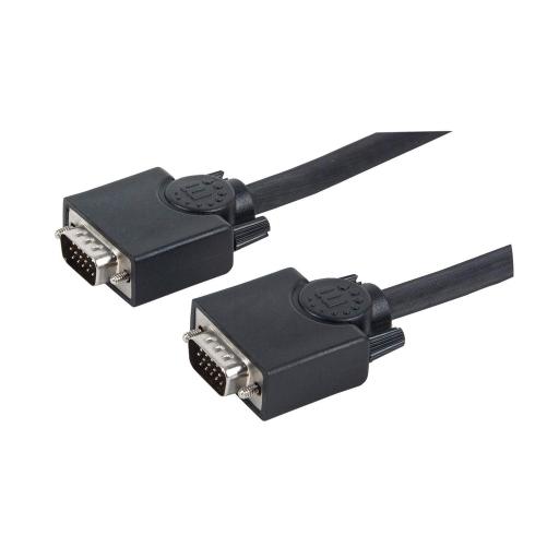 [MANHATTAN_313629] Cable para monitor SVGA Manhattan Negro 15 M.