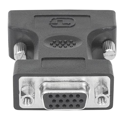 Adaptador de Vídeo Digital Manhattan Negro.