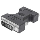Adaptador de Vídeo Digital Manhattan Negro.
