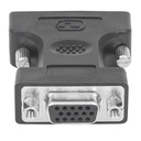 Adaptador de Vídeo Digital Manhattan Negro.