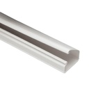 Panduit Canaleta LD10 de PVC rígido, con cinta adhesiva para instalación sin herramientas, de 38.4 x 24 x 1828.8 mm, Color Blanco