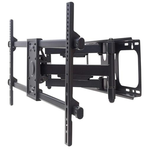 Soporte para TV de pared, movimiento articulado Manhattan Negro.