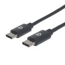Manhattan 354875 cable USB 2 m USB 20 USB C Negro