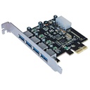 Tarjeta PCI express USB 3.0 de 4 puertos Manhattan.