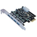 Tarjeta PCI express USB 3.0 de 4 puertos Manhattan.