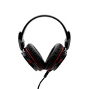 Yeyian DIADEMA YEYIAN YH2000 TEMPEST LED, 3.5MM/PC/CONS/USB/ C/MIC NEG C/ROJO