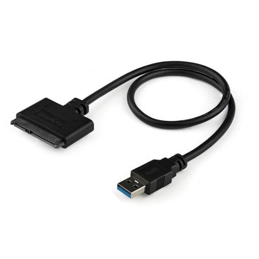 [STARTECH.COM_USB3S2SAT3CB] StarTech.com CABLE ADAPTADOR USB 3.0 UASP A SATA III PARA DISCO DE 2.5IN